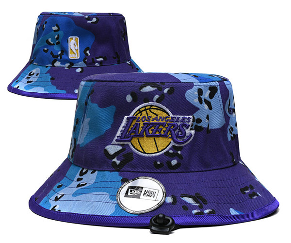 Los Angeles Lakers Stitched Bucket Hats 056